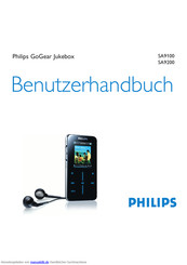 Philips GoGear Jukebox SA9200 Benutzerhandbuch