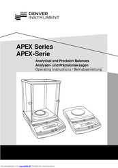 Denver Instrument APEX Serie Betriebsanleitung