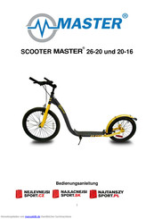 Master SCOOTER MASTER 26-20 Bedienungsanleitung