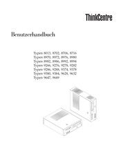 Lenovo ThinkCentre 9649 Benutzerhandbuch