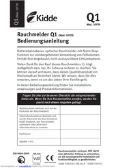 Kidde Q1 10Y29 Bedienungsanleitung