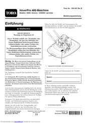 Toro HoverPro 400 Bedienungsanleitung