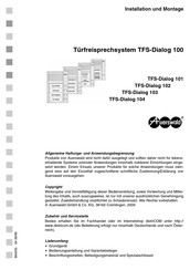 Auerswald TFS-Dialog 104 Installationsanleitung