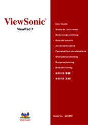ViewSonic ViewPad 7 Bedienungsanleitung