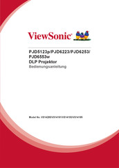 ViewSonic PJD6223 Bedienungsanleitung