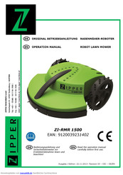 Zipper Mowers ZI-RMR 1500 Betriebsanleitung