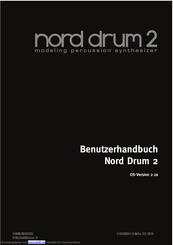 Clavia Nord Drum 2 Benutzerhandbuch