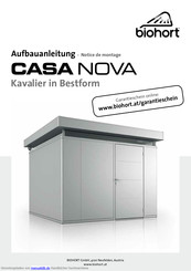 Biohort CasaNova Montageanleitung
