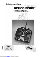 HITEC OPTIC 6 SPORT Bedienungsanleitung