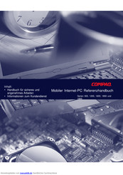 Compaq 1900 Serie Referenzhandbuch