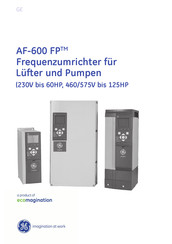 GE AF-600 FP Handbuch