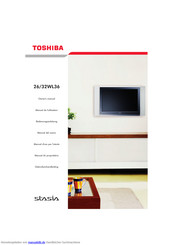 Toshiba 32WL36 Bedienungsanleitung