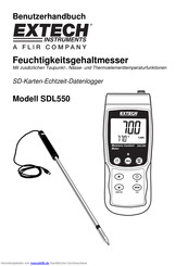 Extech Instruments SDL550 Benutzerhandbuch