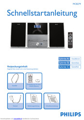 Philips MCB279 Schnellstartanleitung