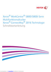 Xerox WorkCentre 5800 Schnellstartanleitung