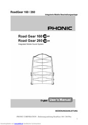Phonic RoadGear 160 Bedienungsanleitung