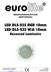 EuroLite LED DLS-235 W/A Bedienungsanleitung