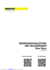 Beropur Blue Wave Bedienungsanleitung