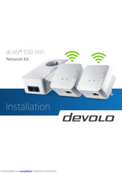 Devolo dLAN 550 WiFi Installationsanleitung