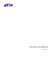 Avid Technology HD I/O Benutzerhandbuch