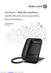 Alcatel-Lucent OmniTouch 8012 DeskPhone Benutzerhandbuch
