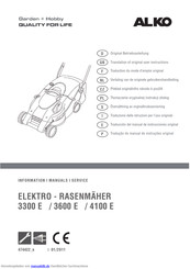 AL-KO 3600 E Betriebshandbuch