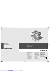 Bosch GKS Professional 65 GCE Betriebsanleitung