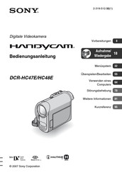 Sony Handycam DCR-HC47E Bedienungsanleitung