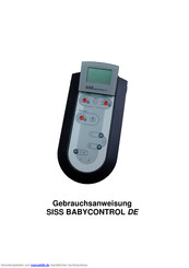 Schulte SISS BABYCONTROLL DE Gebrauchsanweisung