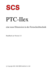 SCS PTC-IIex Handbuch