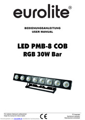 EuroLite LED PAR-30 COB RGB 30W Bedienungsanleitung