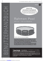Intex Marketing Rahmen Pool Benutzerhandbuch
