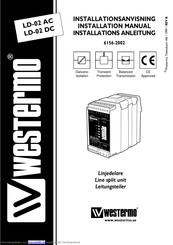 Westermo LD-02 AC Installationsanleitung