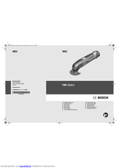 Bosch PMF 10,8 LI Betriebsanleitung