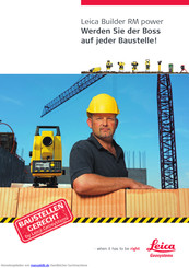 Leica Geosystems Builder RM power Handbuch