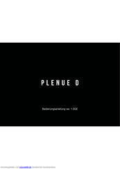 Cowon PLENUE D Bedienungsanleitung
