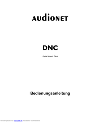 Audionet DNC Bedienungsanleitung