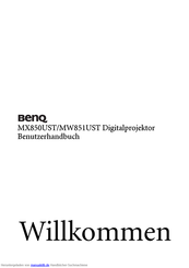 BenQ MX850UST Benutzerhandbuch