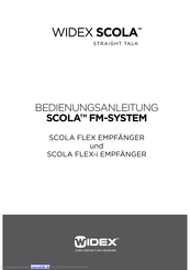 Widex SCOLA FLEX-i Bedienungsanleitung