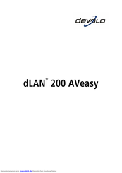 Devolo dLAN 200 AVeasy Handbuch