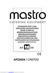 mastro CREP2G Bedienungsanleitung