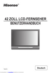 Hisense LCD4204 Benutzerhandbuch