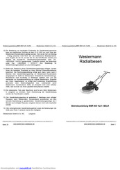 Westermann MBR 800 BSLR Bedienungsanleitung