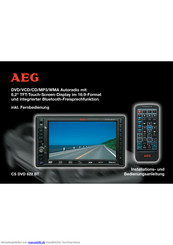 AEG CS DVD 622 BT Installations- Und Bedienungsanleitung