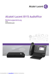 Alcatel-Lucent 8115 Audioffice Bedienungsanleitung