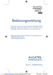 Alcatel One Touch Idol3 Bedienungsanleitung