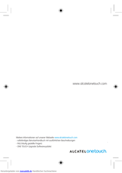 Alcatel onetouch 4030D Benutzerhandbuch