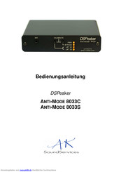 AK SoundServices Anti-Mode 8033C Bedienungsanleitung