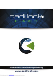 Cadillock Classic Installationsanleitung