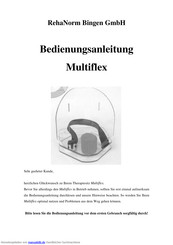 RehaNorm Bingen Multiflex Gebrauchsanweisung